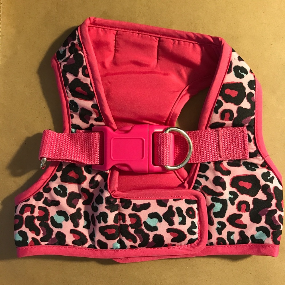 Lulu Pink Dog Harness Medium, NEW